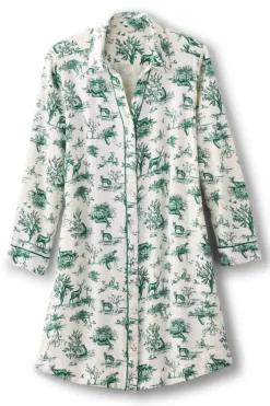 New Soft Surroundings Festive Finley Sleep Shirt