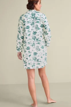 New Soft Surroundings Festive Finley Sleep Shirt