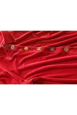 Discount Soft Surroundings Filigree Velvet Boyfriend Shirt
