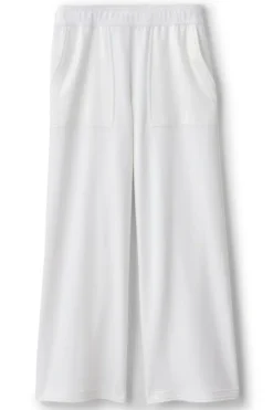 New Soft Surroundings Fina French Terry Crop Pants Navy