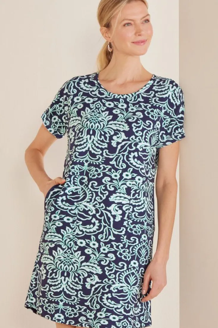 Clearance Soft Surroundings Fina French Terry Short Dress