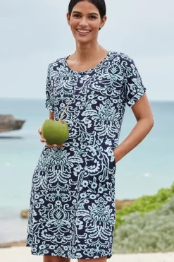Clearance Soft Surroundings Fina French Terry Short Dress