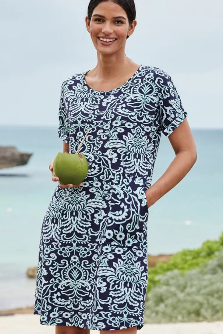 Clearance Soft Surroundings Fina French Terry Short Dress