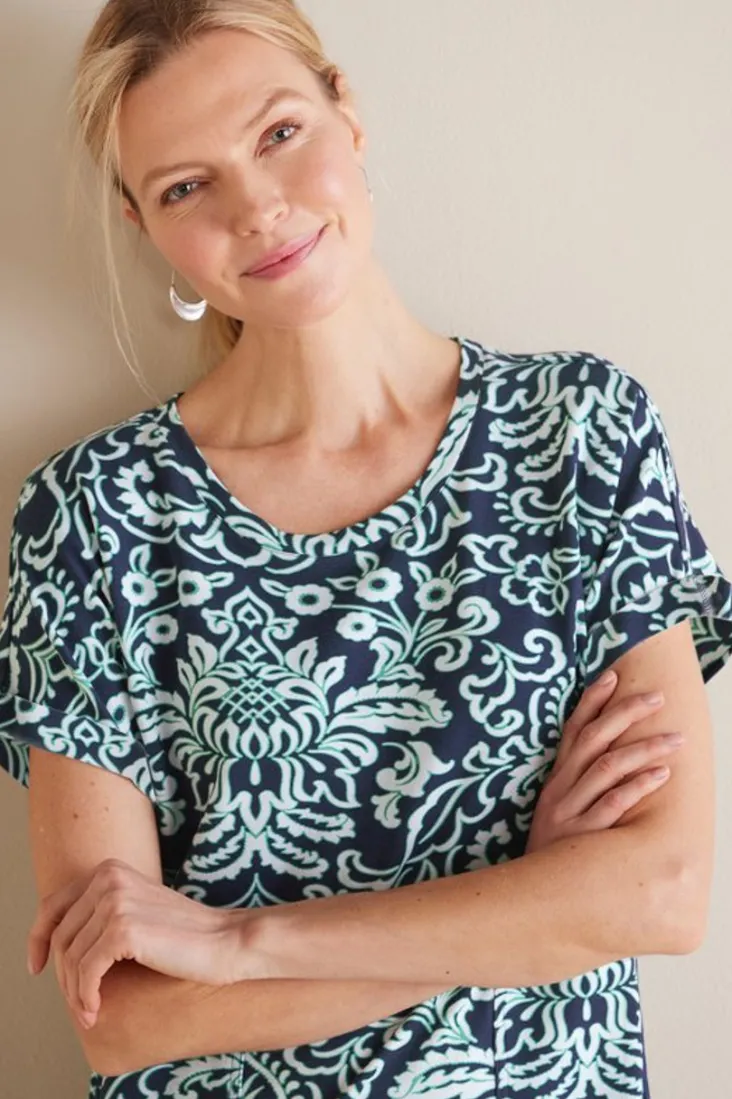 Clearance Soft Surroundings Fina French Terry Short Dress