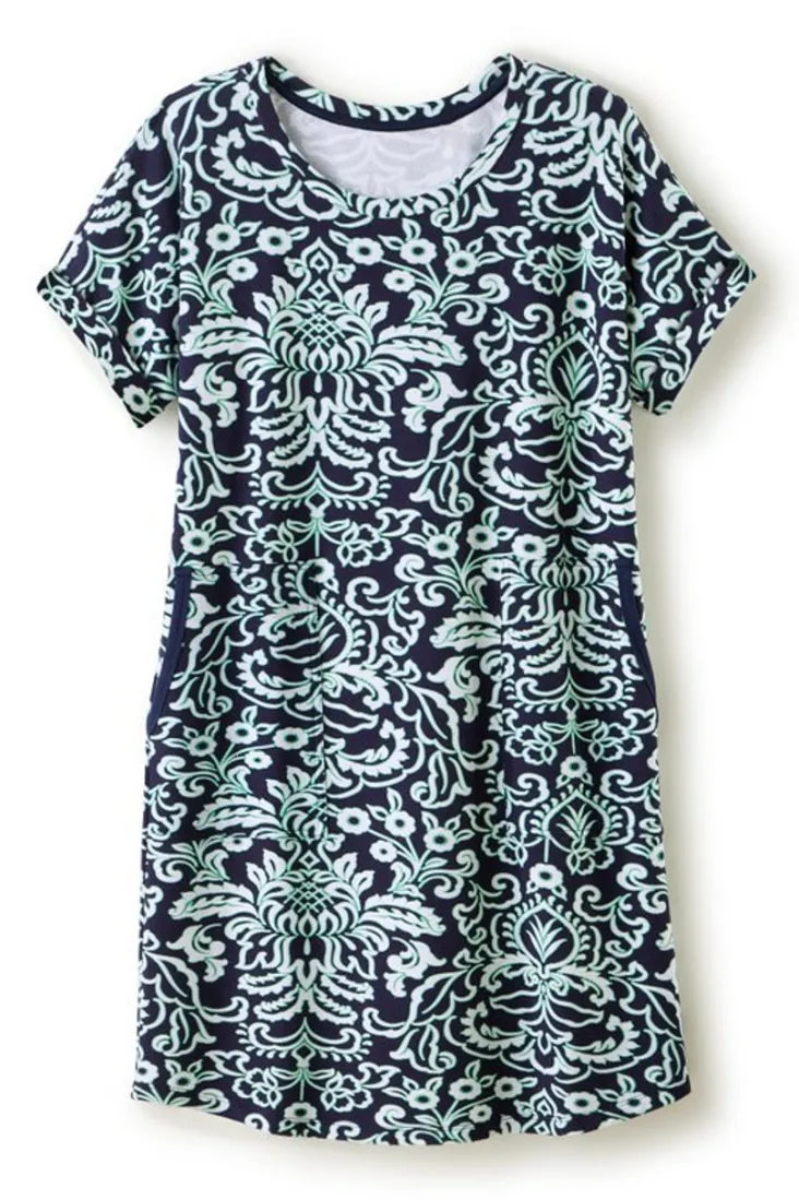 Clearance Soft Surroundings Fina French Terry Short Dress
