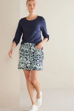 Discount Soft Surroundings Fina French Terry Skort JaipurScarf