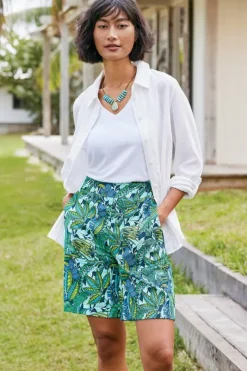 Best Soft Surroundings Flavia Linen Blend Shorts