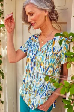 New Soft Surroundings Francesca Top MenaraIkat
