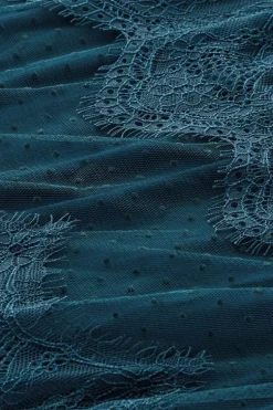 Best Soft Surroundings Frederica Lace Maxi Skirt SailorBlue
