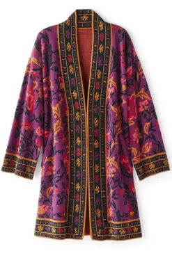 Online Soft Surroundings Haven Jacquard Cardigan WinterGardenJacquard