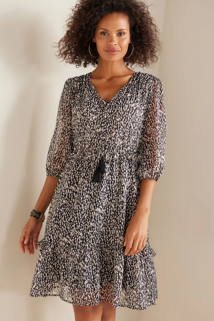 Soft Surroundings Hazel Dress Black