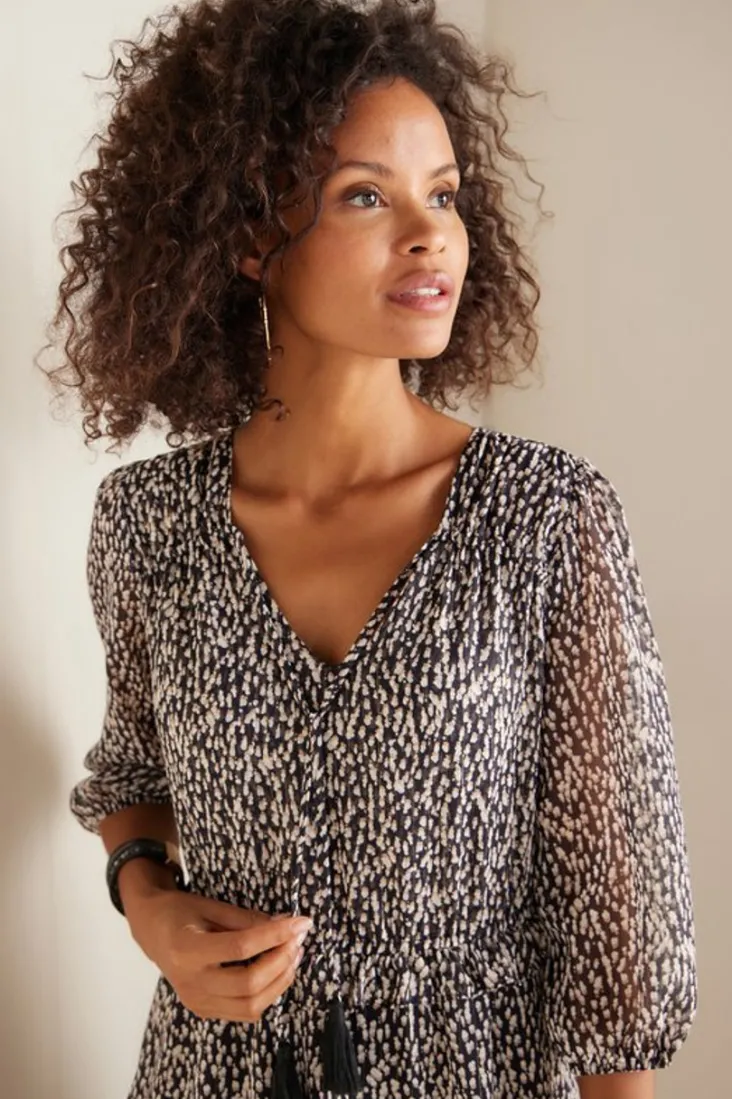 Soft Surroundings Hazel Dress Black