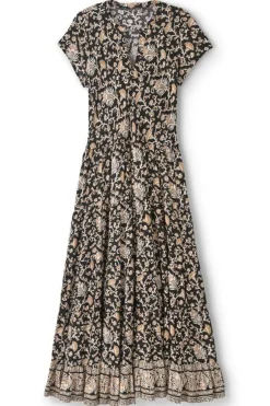 Soft Surroundings Hollis Midi Dress LisbonFloralNeutral