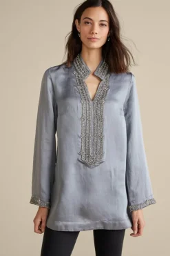 Hot Soft Surroundings Icon Colette Tunic MoroccanEmbellishment