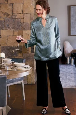 Hot Soft Surroundings Icon Colette Tunic MoroccanEmbellishment