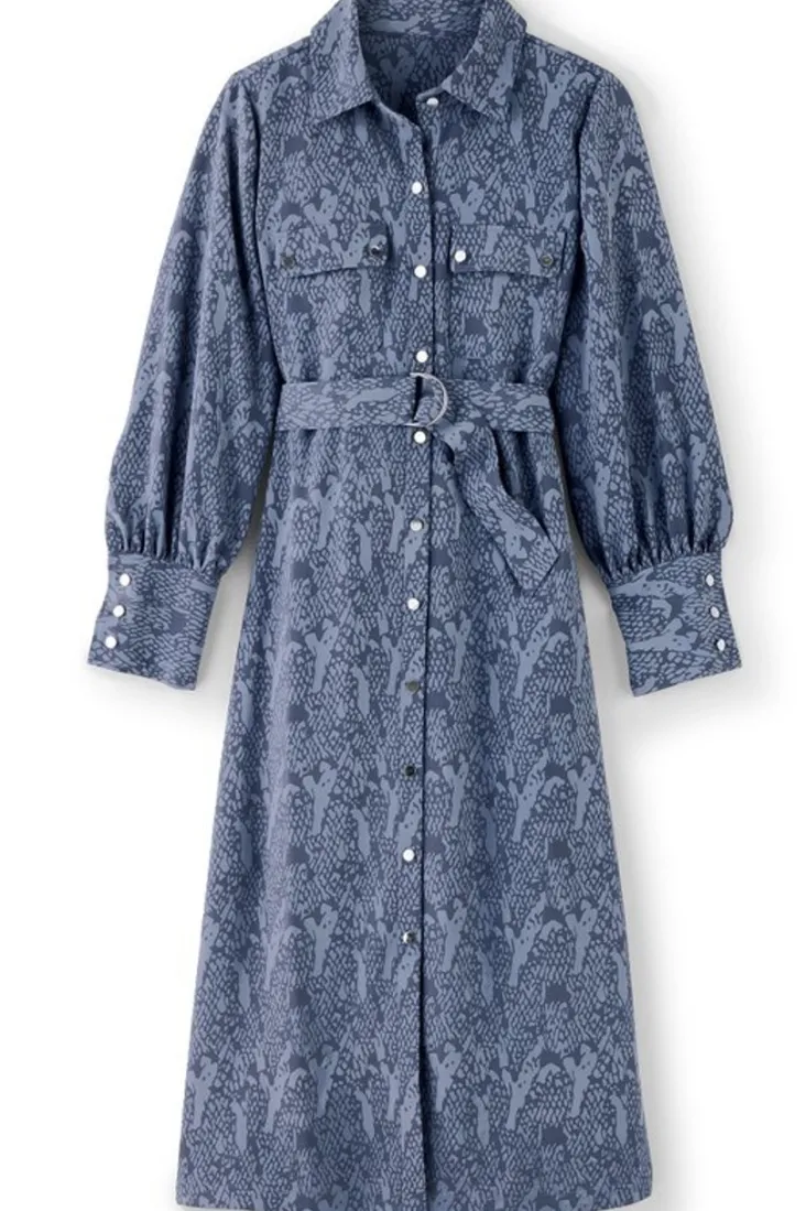 Sale Soft Surroundings Irina Dress NightshadowBlue