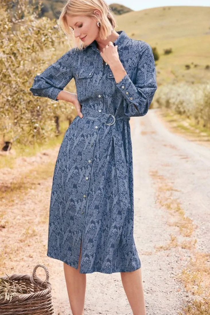 Sale Soft Surroundings Irina Dress NightshadowBlue