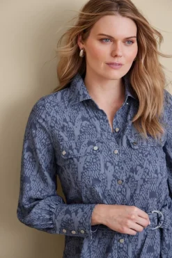 Sale Soft Surroundings Irina Dress NightshadowBlue