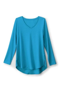 Discount Soft Surroundings Isabel Pima Long Sleeve Tee