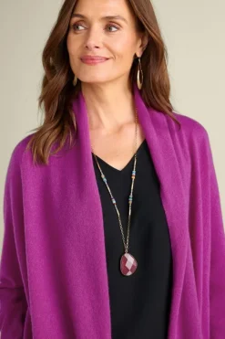 New Soft Surroundings Izzy Cashmere Long Cardigan