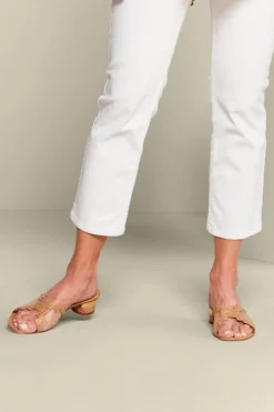 Soft Surroundings J. Renee Amorra Mesh Slide Cork/Gold