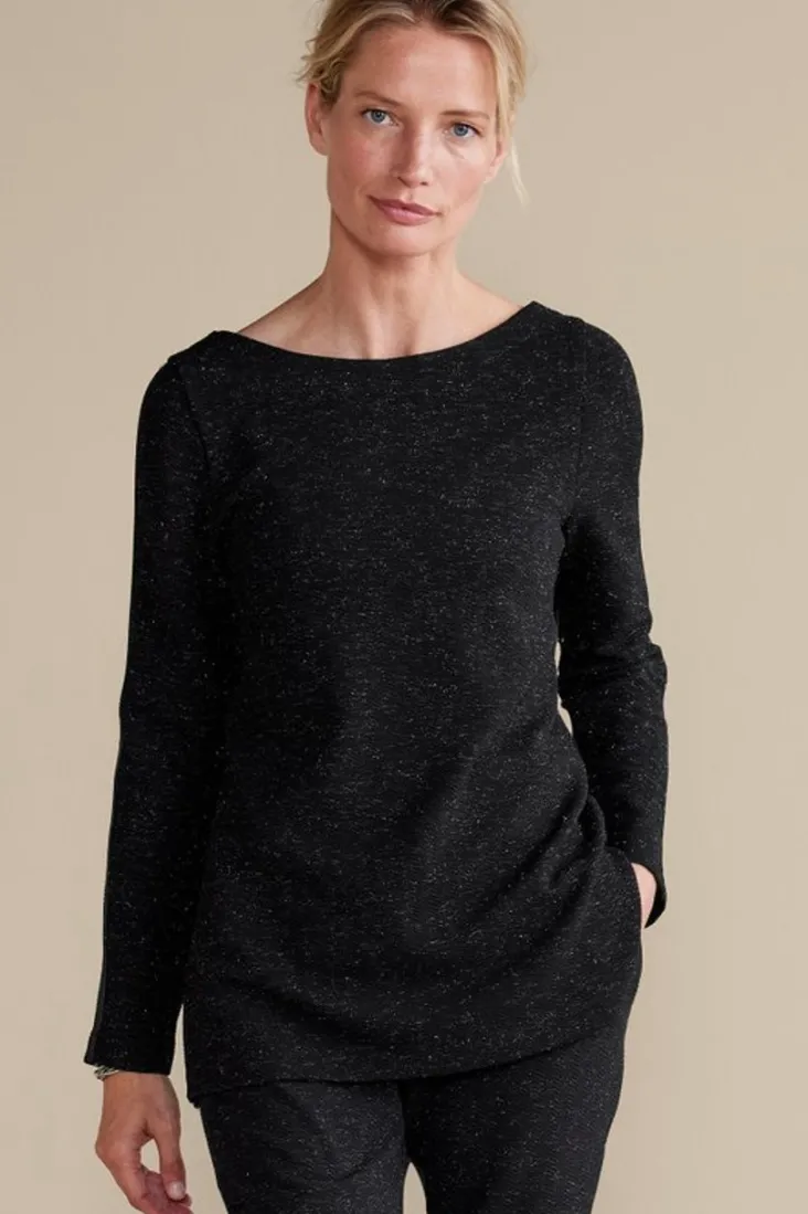 Soft Surroundings Janae Top Black