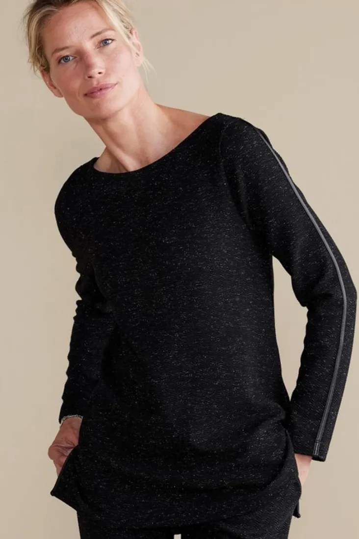 Soft Surroundings Janae Top Black