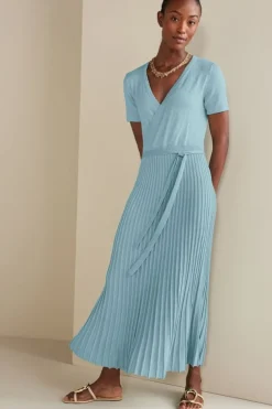 Best Soft Surroundings Janelle Maxi Dress AquaticBlue