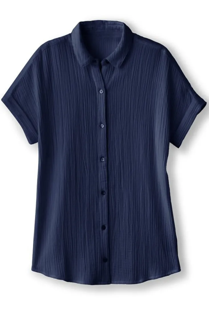 Discount Soft Surroundings Je Veux Gauze Top