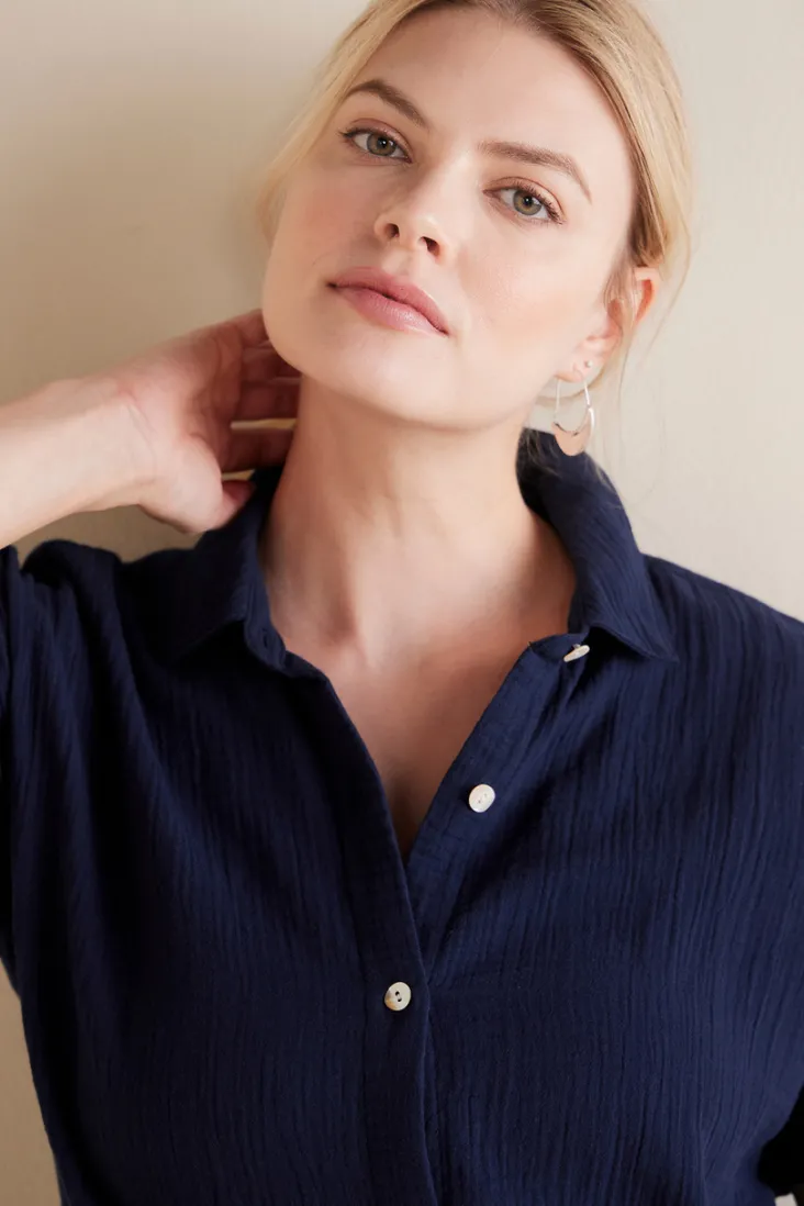 Discount Soft Surroundings Je Veux Gauze Top