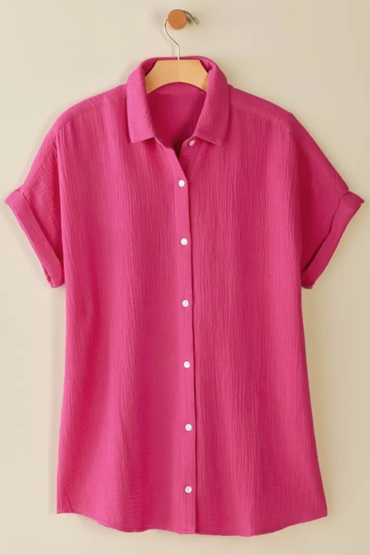 Discount Soft Surroundings Je Veux Gauze Top