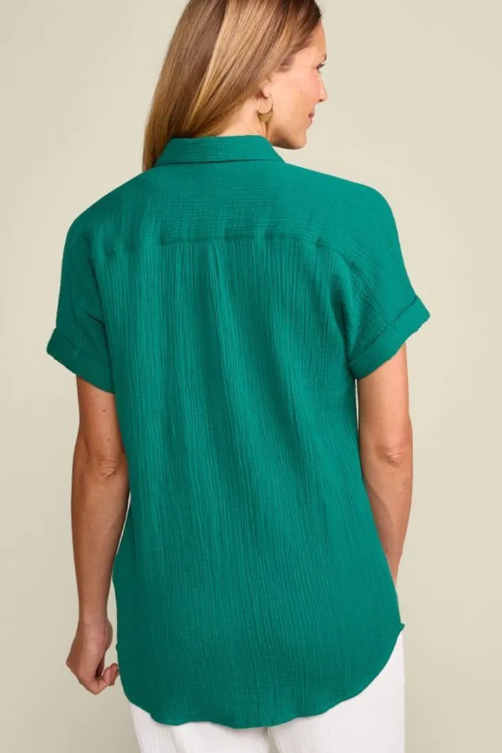 Discount Soft Surroundings Je Veux Gauze Top