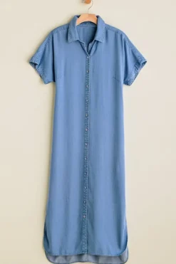 Soft Surroundings Je Veux Midi Shirtdress