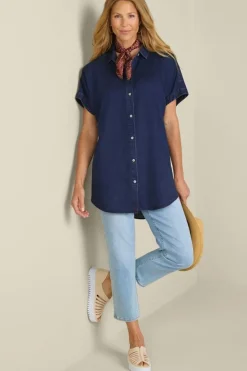 Outlet Soft Surroundings Je Veux Tencel™ Shirt