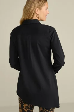 Sale Soft Surroundings Jeanne Asymmetrical Tunic Black