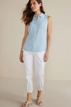 Sale Soft Surroundings Jennifer Tencel™ Tank LightChambray