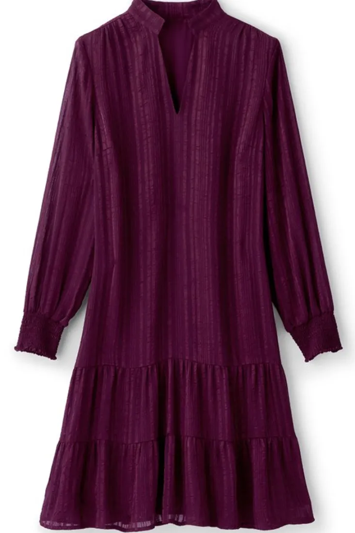 Outlet Soft Surroundings Jocelyn Dress GrapeWine