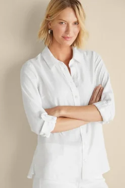 Online Soft Surroundings Jordan Linen Blend Shirt