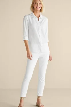 Online Soft Surroundings Jordan Linen Blend Shirt