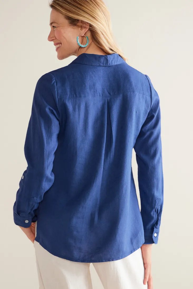 Online Soft Surroundings Jordan Linen Blend Shirt