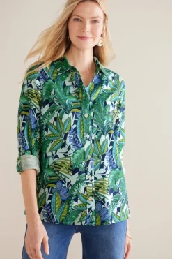 Online Soft Surroundings Jordan Linen Blend Shirt