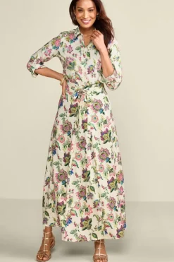 Clearance Soft Surroundings Jordan Linen Blend Skirt IpanemaFlowers