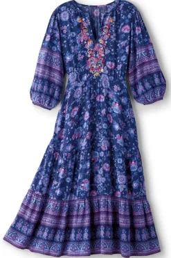 Online Soft Surroundings Jordana Midi Dress SiennaFloral
