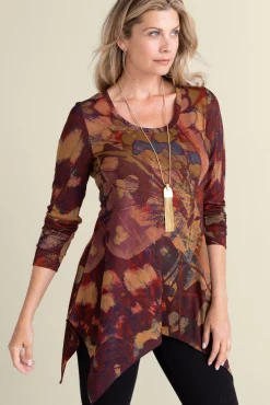 Online Soft Surroundings Julia Top ButterflyMulti