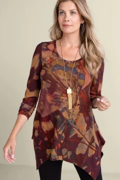 Online Soft Surroundings Julia Top ButterflyMulti