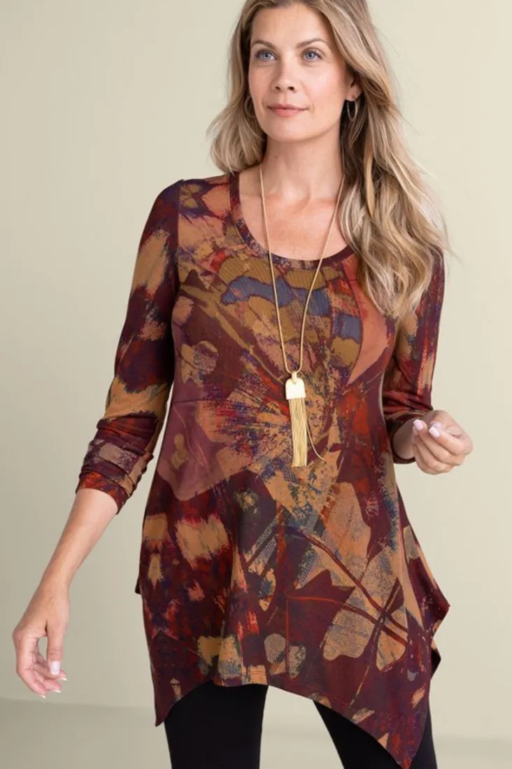 Online Soft Surroundings Julia Top ButterflyMulti