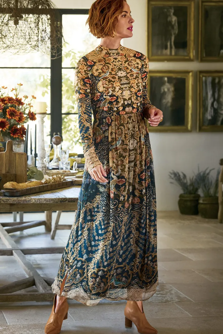 Sale Soft Surroundings Kalista Maxi Dress IconScarf