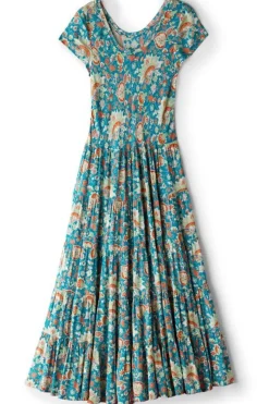 Clearance Soft Surroundings Kara Dress FieryTealJacobean