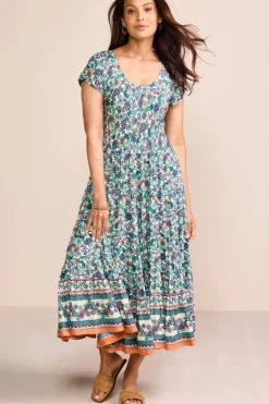Clearance Soft Surroundings Kara Dress FieryTealJacobean
