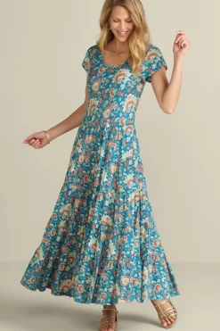 Clearance Soft Surroundings Kara Dress FieryTealJacobean